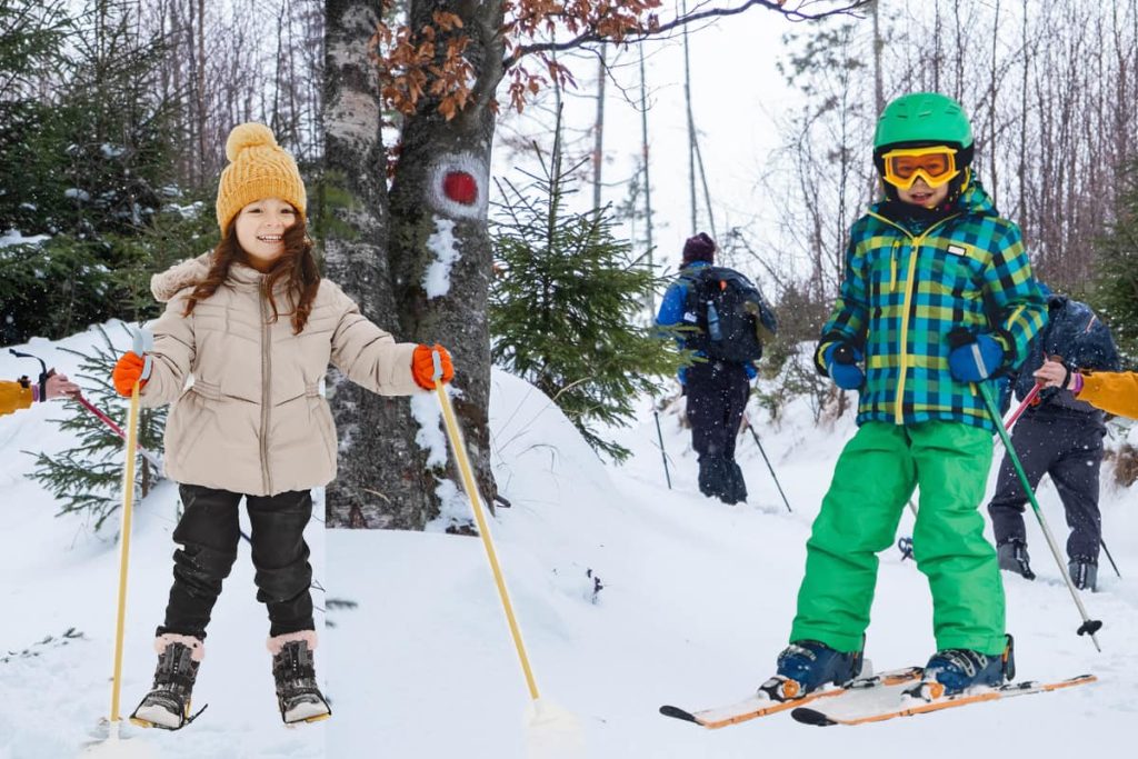 Skiing Snowshoeing