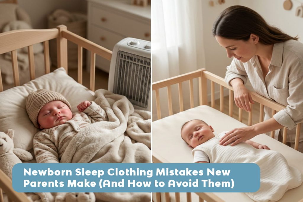 how to dress newborn for sleep