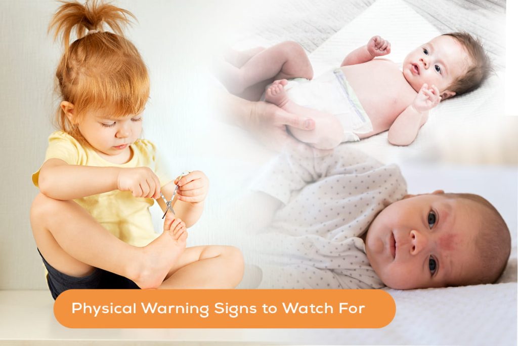 signs of uncomfortable baby clothing