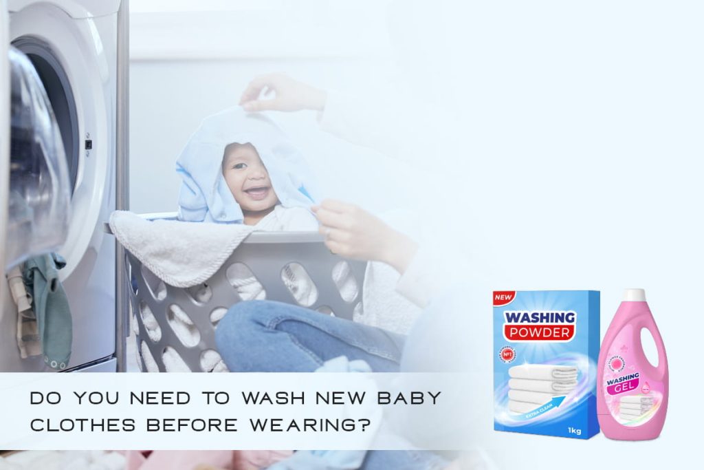 how to wash newborn clothes